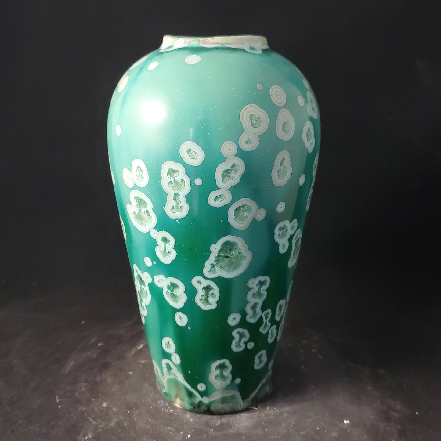 Crystalline Vase - 9"t x 5"w