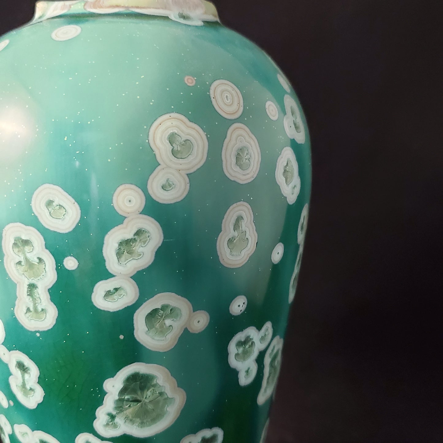 Crystalline Vase - 9"t x 5"w