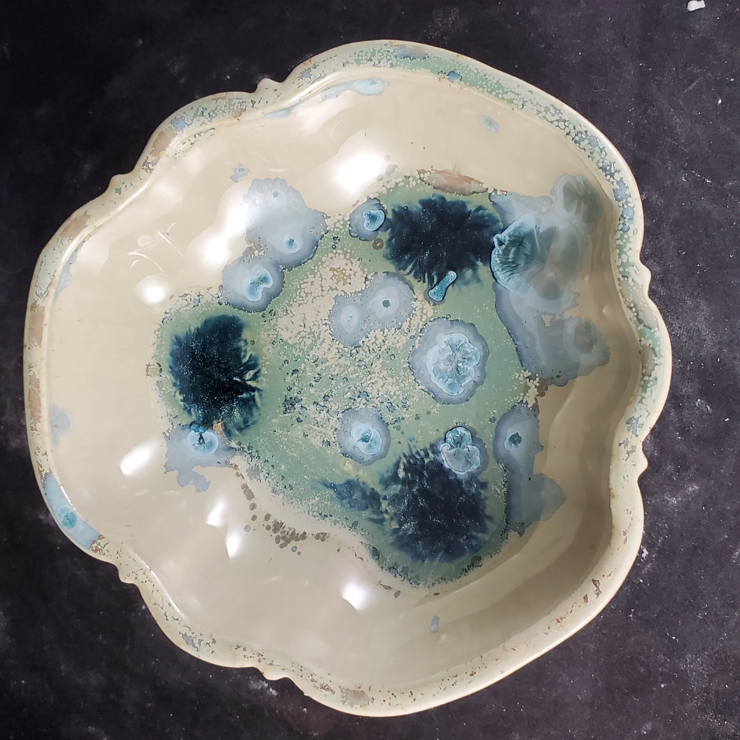 Crystalline Dish - 1.25"t x 4.5"w
