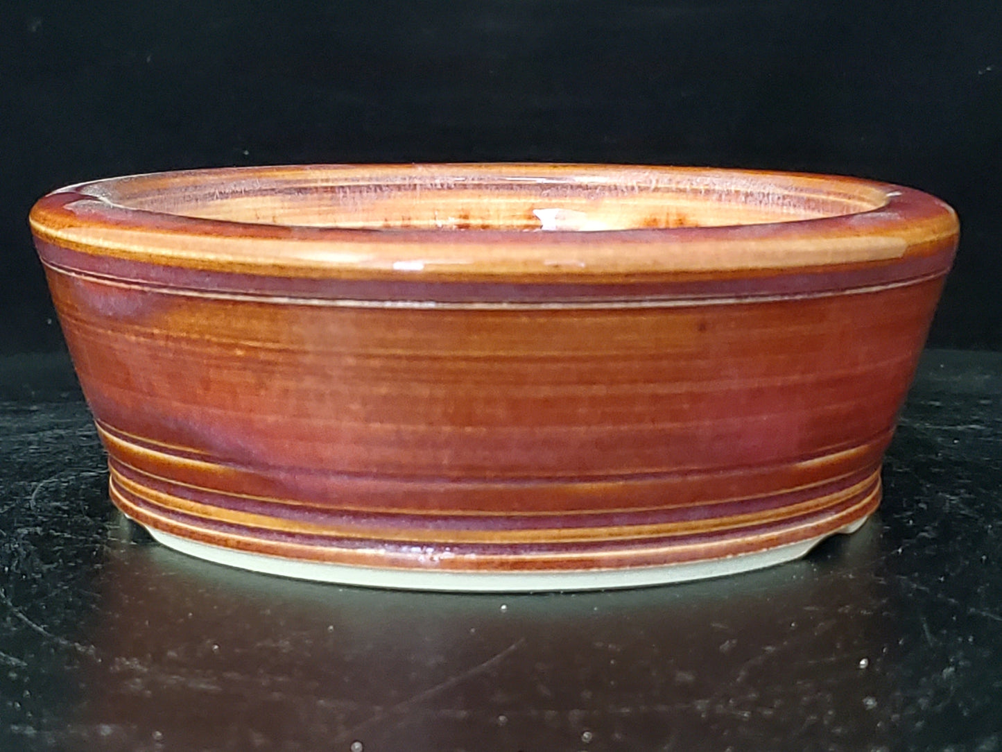 Bonsai Pot Round 8-24-1489 4.75"w x 1.5"t