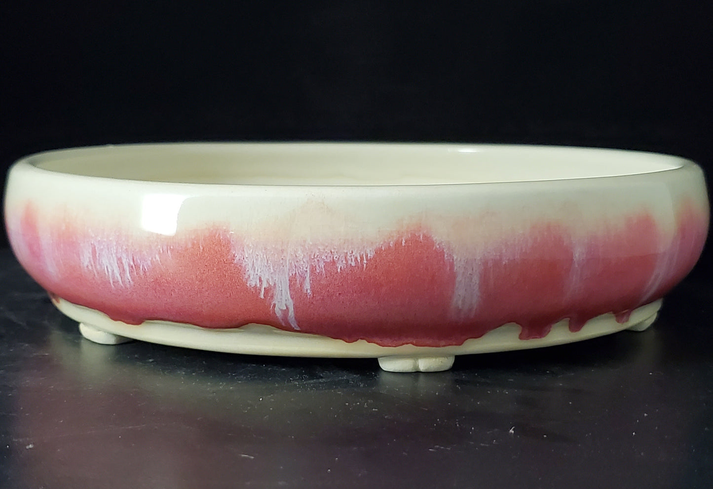 Bonsai Pot Round 9-24-1497 9.5"w x 2.25"t