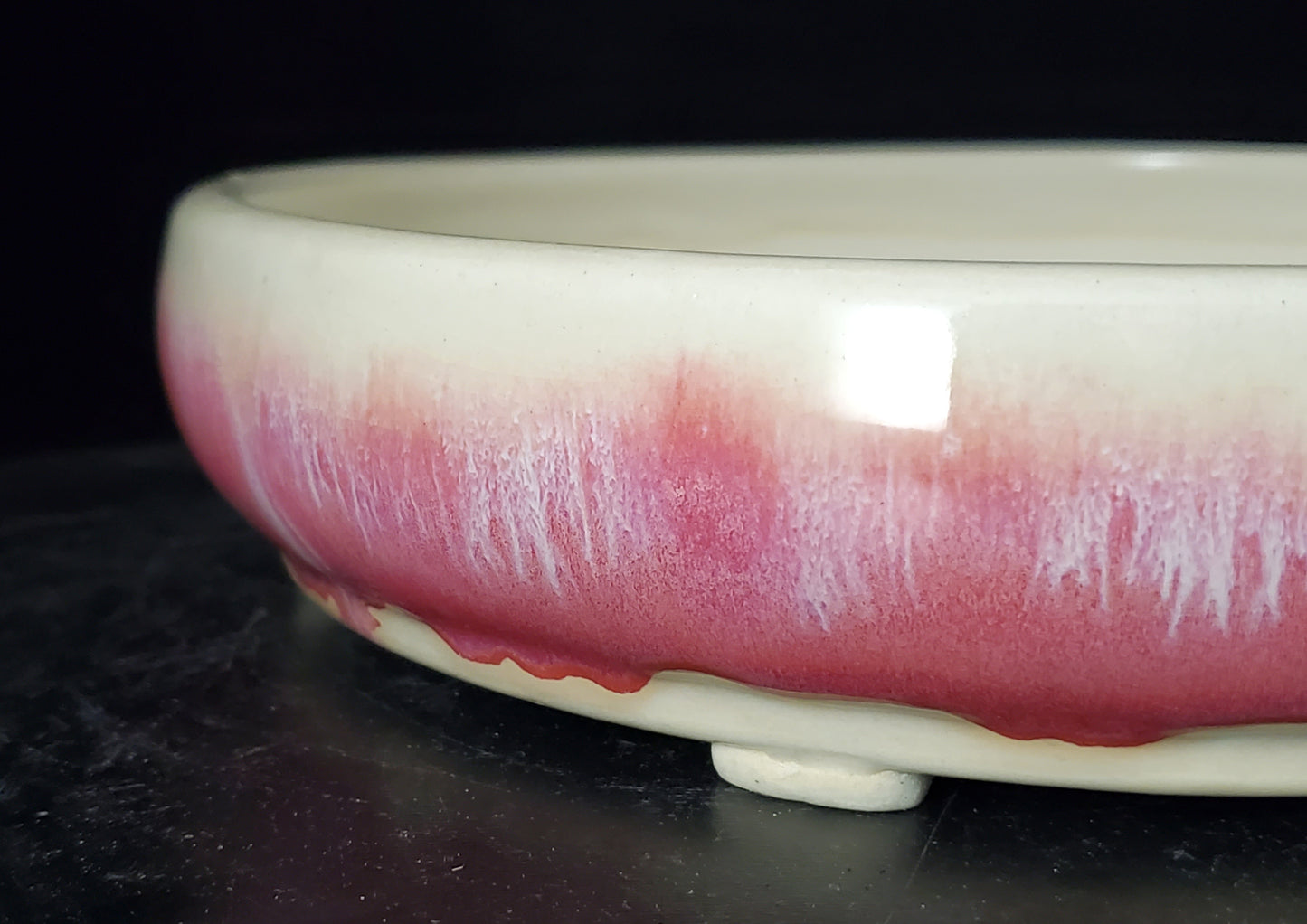 Bonsai Pot Round 9-24-1497 9.5"w x 2.25"t