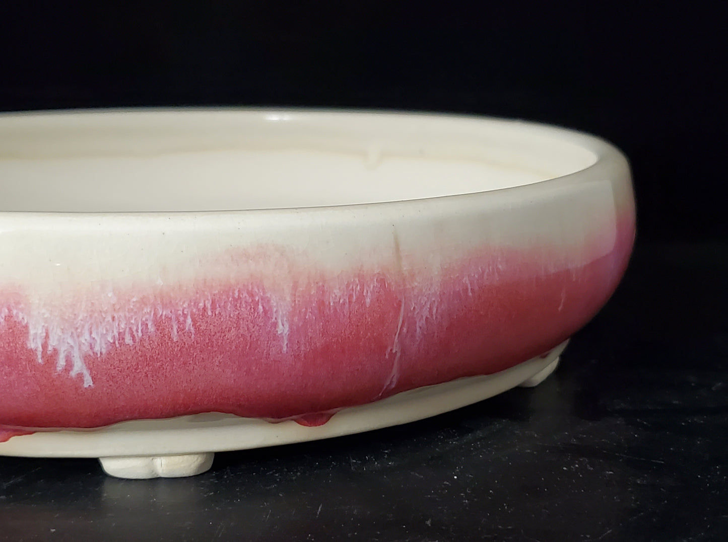 Bonsai Pot Round 9-24-1497 9.5"w x 2.25"t