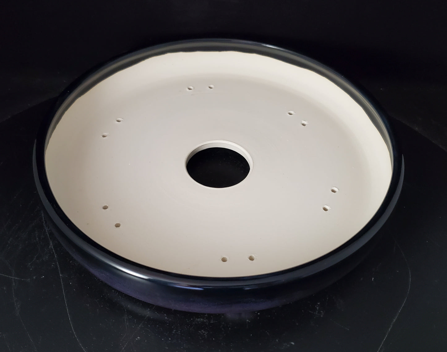 Bonsai Pot Round 9-24-1498 10"w x 2"t