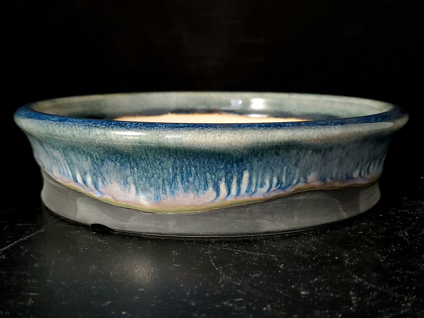 Bonsai Pot Round 9-24-1504 7.5"w x 1.75"t
