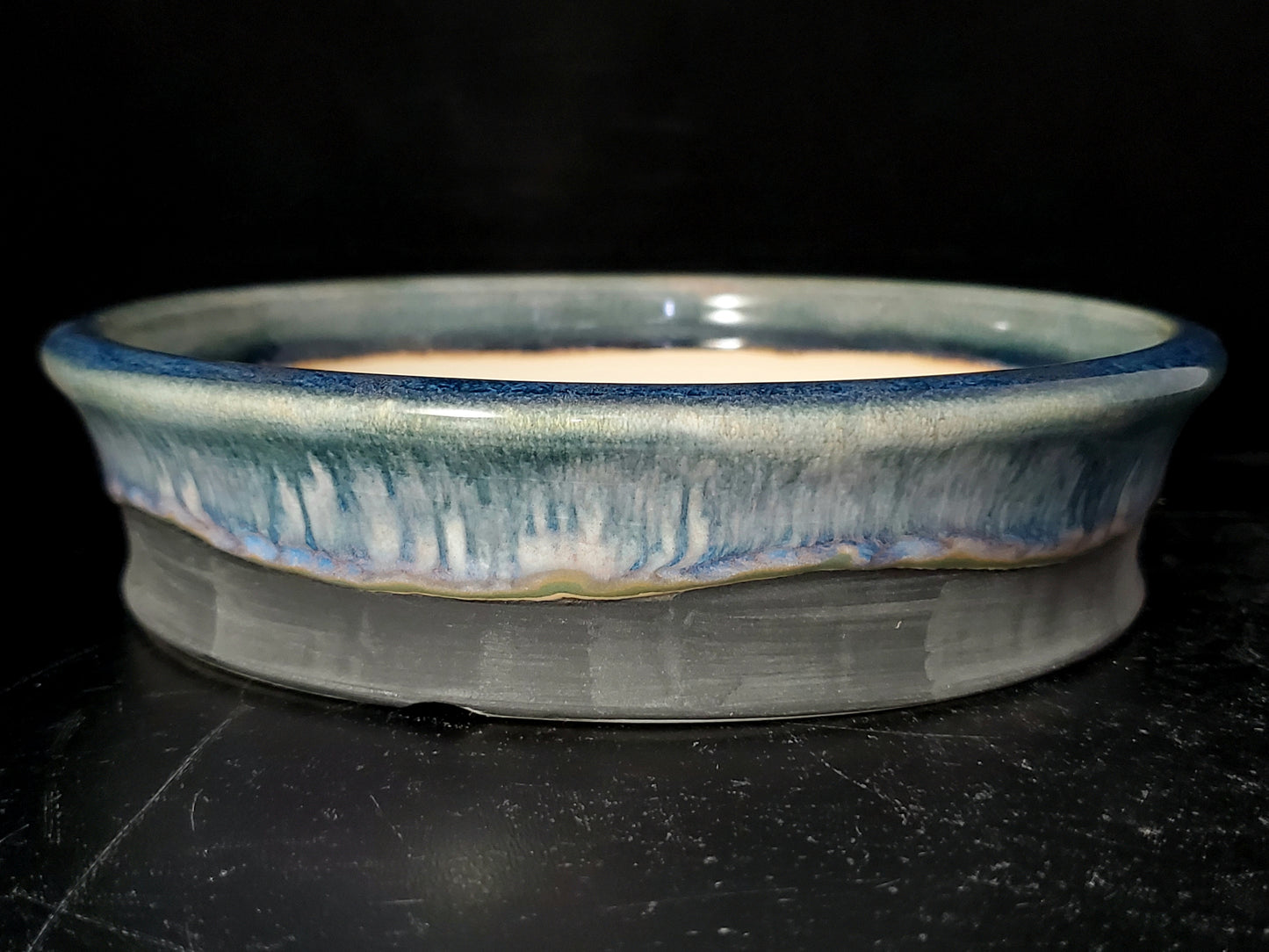 Bonsai Pot Round 9-24-1504 7.5"w x 1.75"t