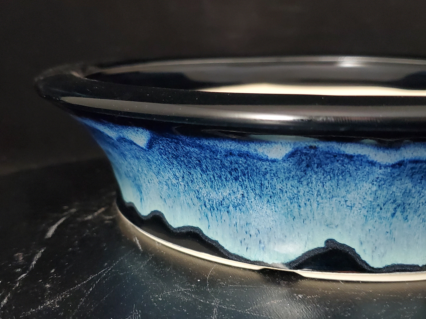 Bonsai Pot Round 9-24-1511 8.5"w x 2"t