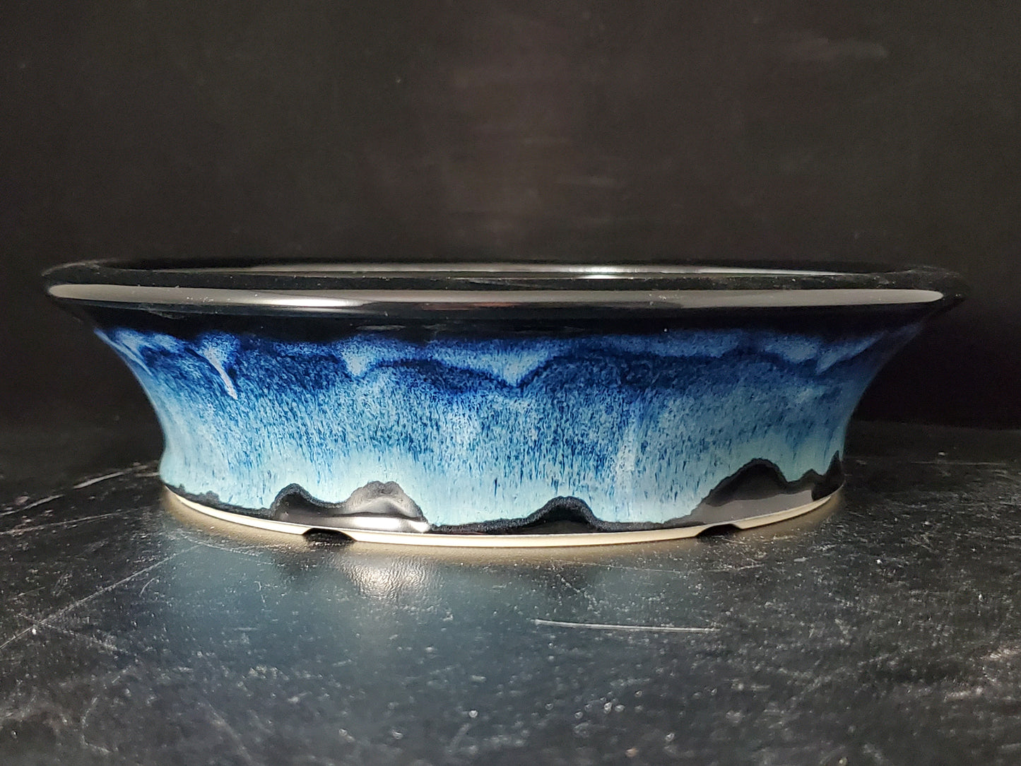 Bonsai Pot Round 9-24-1511 8.5"w x 2"t