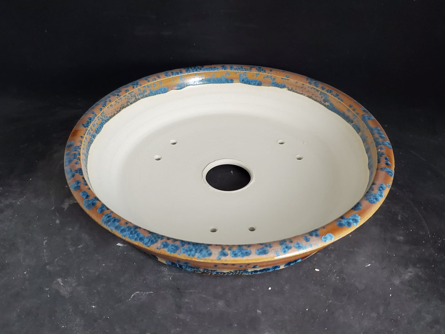 Bonsai Pot Round 2-25-1522 9"w x 2"t
