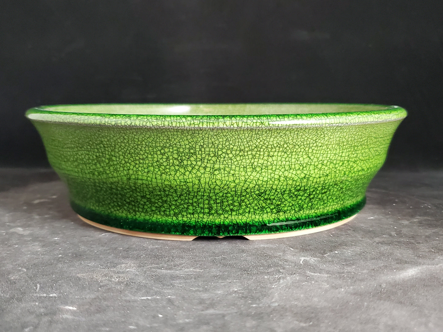 Bonsai Pot Round 2-25-1539 9"w x 2.5"t