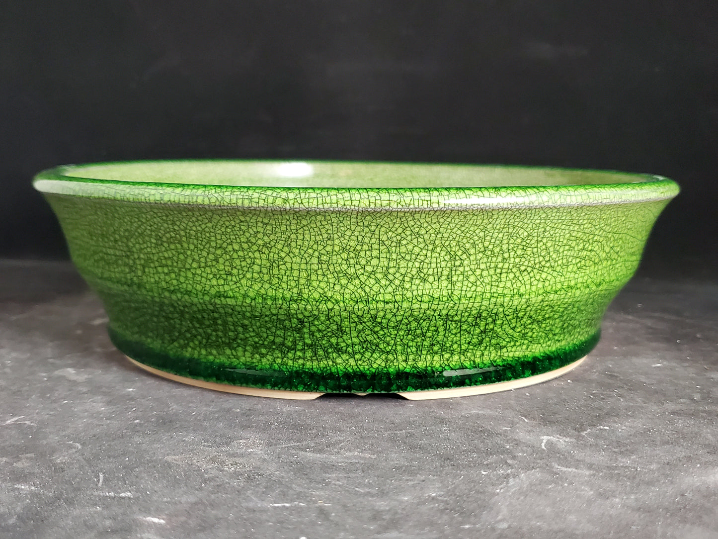 Bonsai Pot Round 2-25-1539 9"w x 2.5"t
