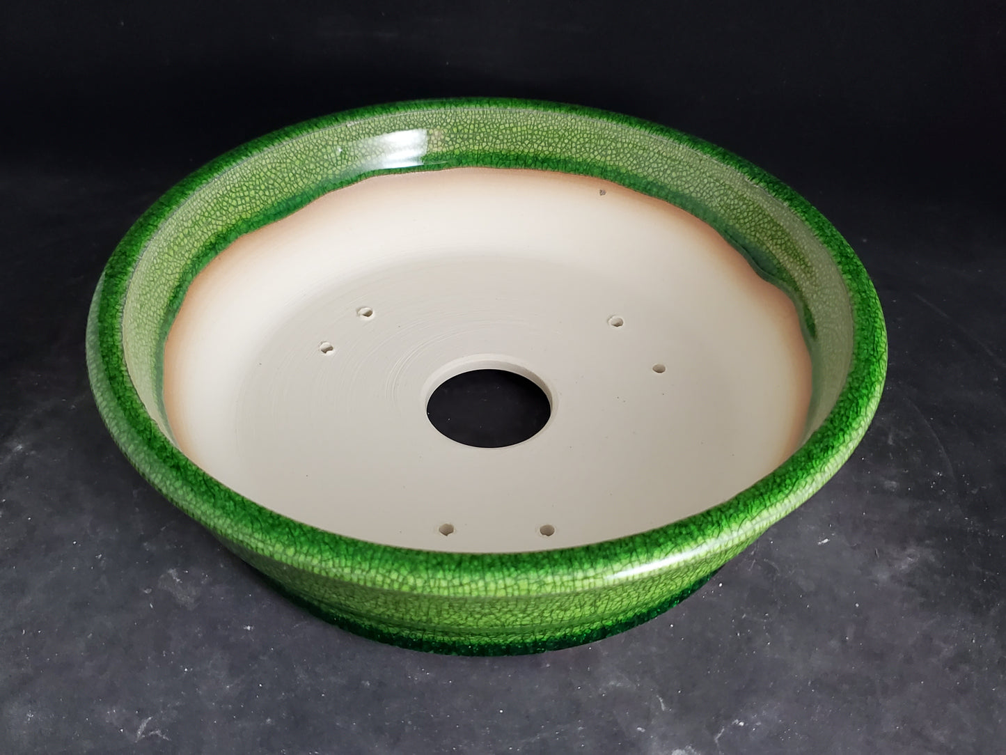 Bonsai Pot Round 2-25-1539 9"w x 2.5"t