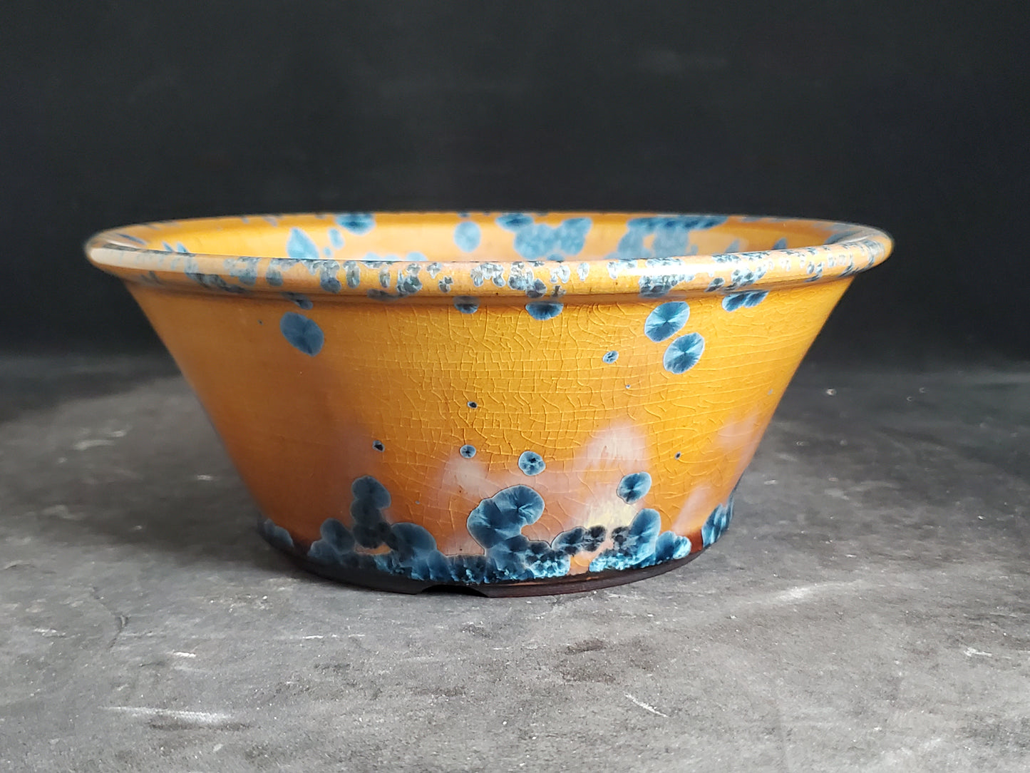 Bonsai Pot Round 2-25-1543 7.5" x 3"