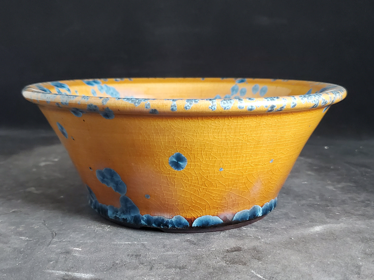 Bonsai Pot Round 2-25-1543 7.5" x 3"