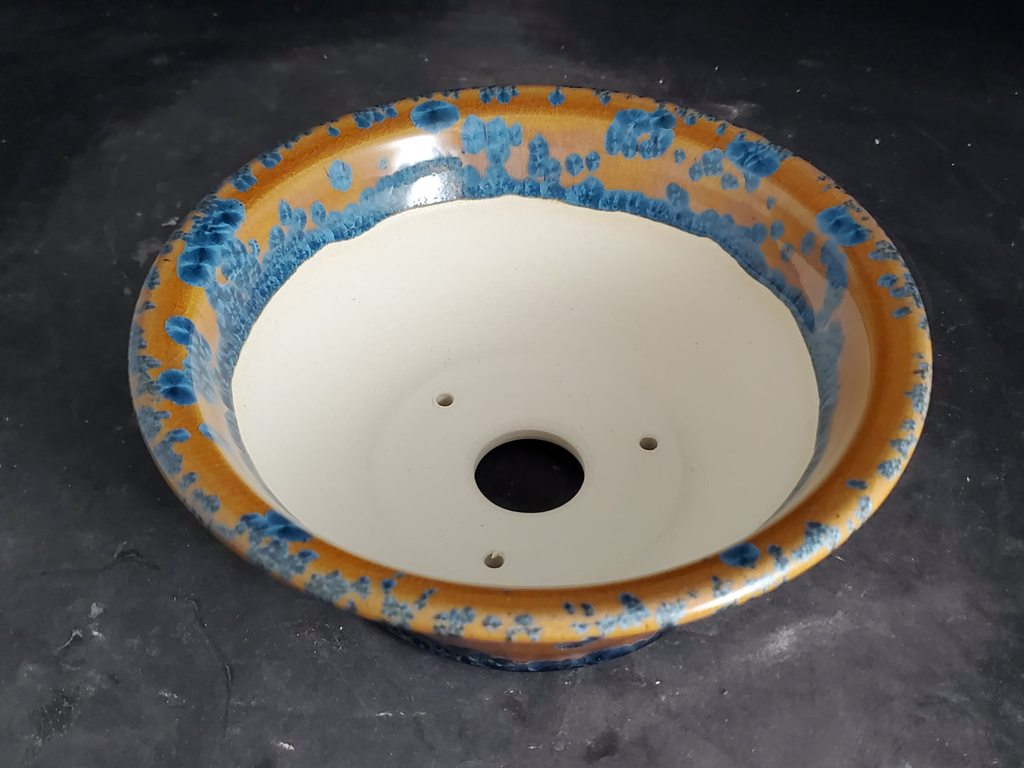 Bonsai Pot Round 2-25-1543 7.5" x 3"