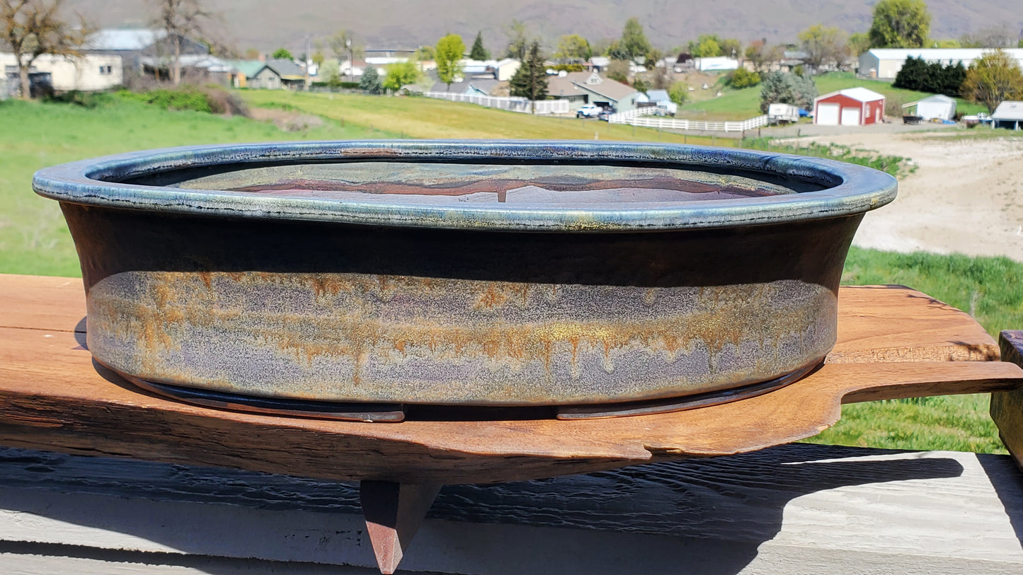 Bonsai Pot Oval 3-25-1580 16" x 12" x 3.75"