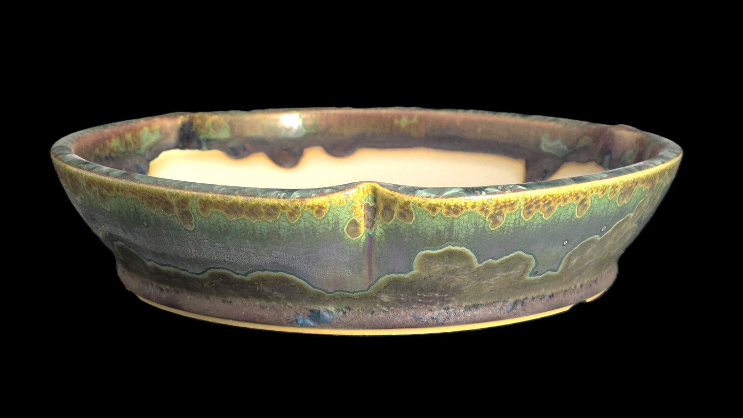 Bonsai Pot Round 8-25-1608 8.75" X 2"