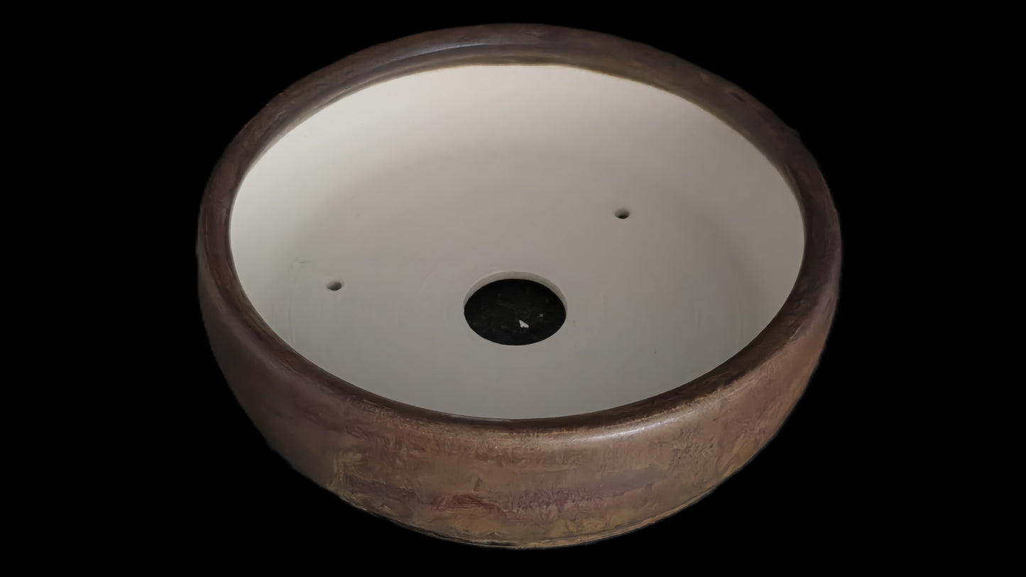 Bonsai Pot Round 8-25-1613 6.5" X 2"