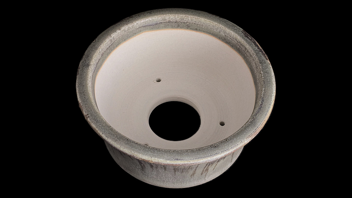 Bonsai Pot Round 8-25-1634 5.5" X 2.5"