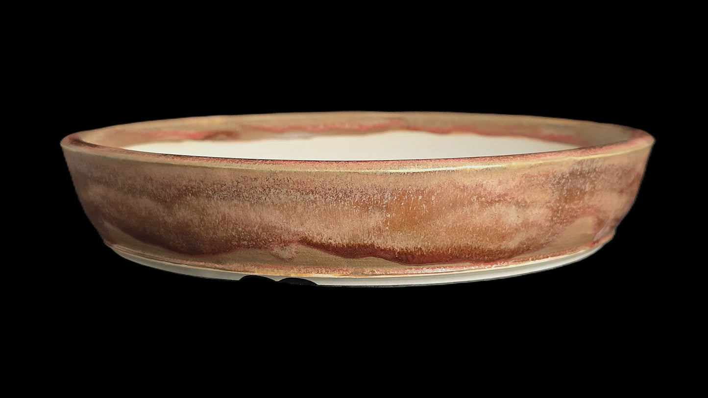 Bonsai Pot Round 8-25-1637 9" X 1.75" Shallow Rustic
