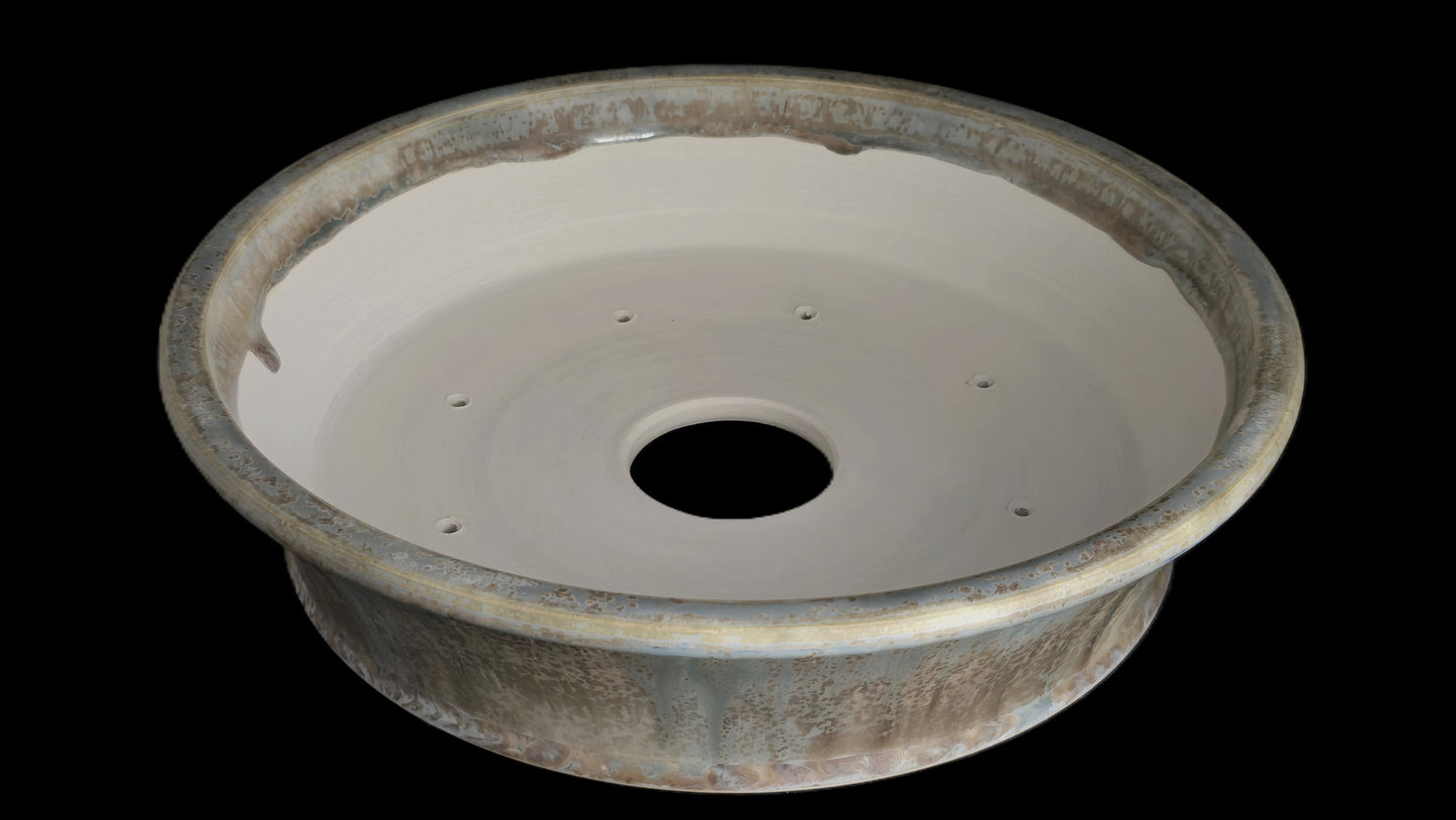Bonsai Pot Round 8-25-1627 11.5" X 3"