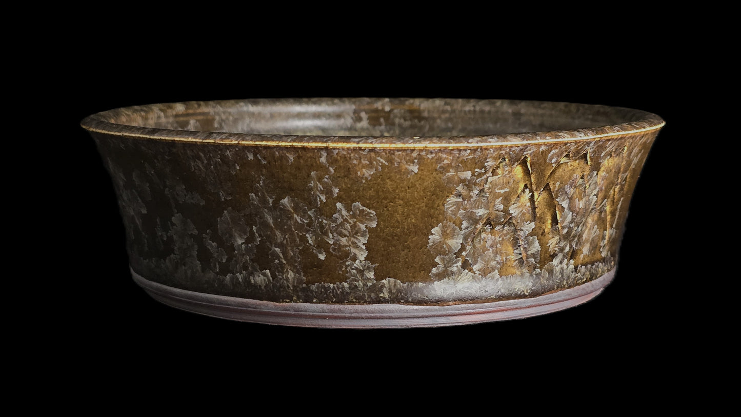 Bonsai Pot, Crystalline Round 3-26 - 6.5 X 2"