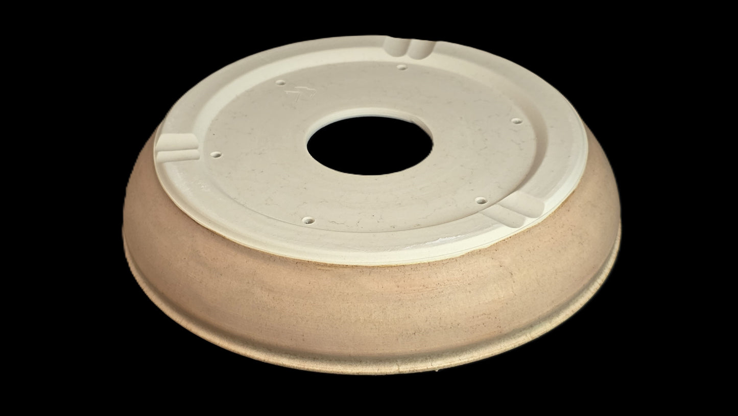 Bonsai Pot, Crystalline Round 3-26 - 10" X 2"