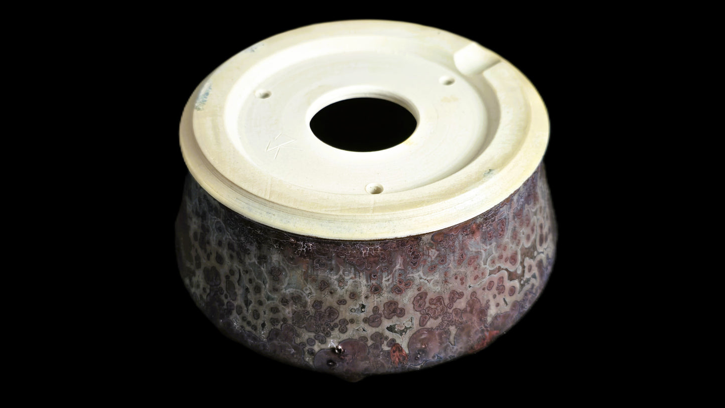 Bonsai Pot, Crystalline Round 3-26 - 5.5 X 2.25"