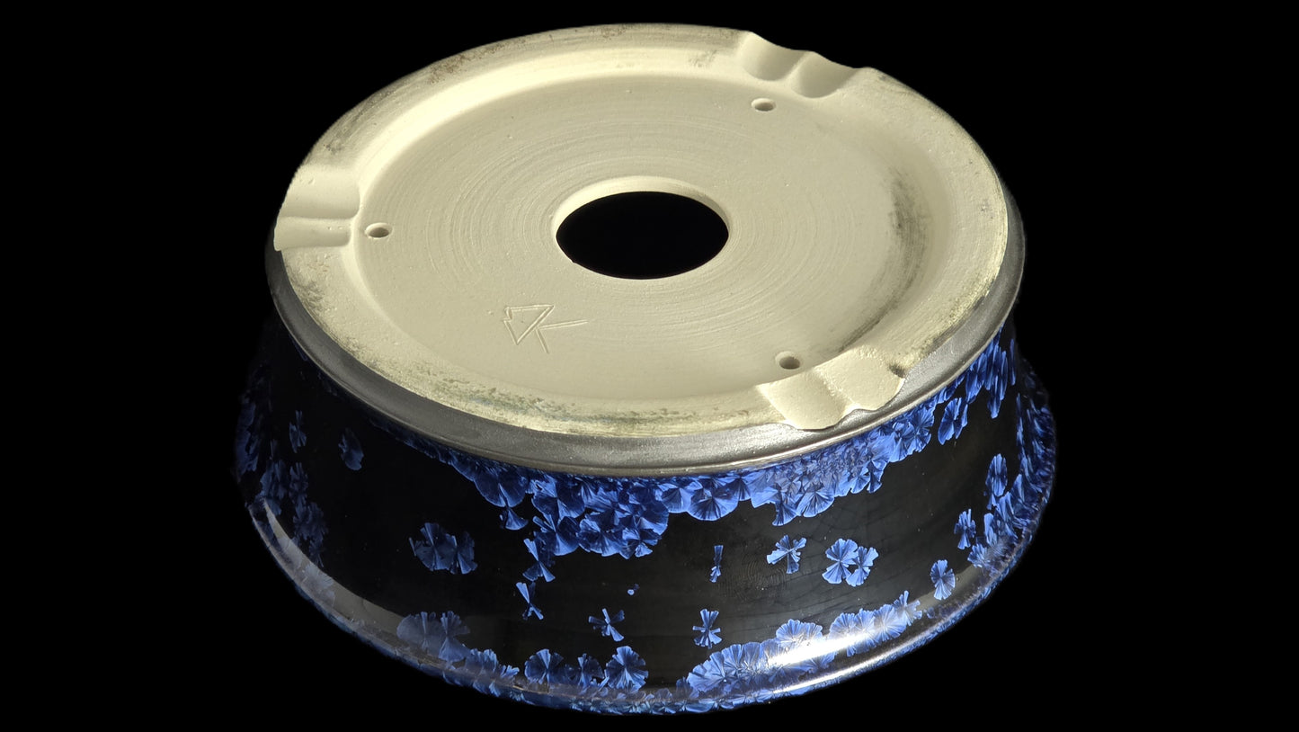 Bonsai Pot, Crystalline Round 3-26 - 7.25 X 2.5"