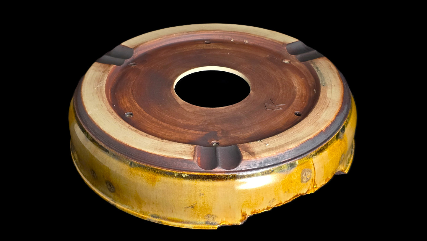 Bonsai Pot, Crystalline Round 4-26 - 8.5 X 2"