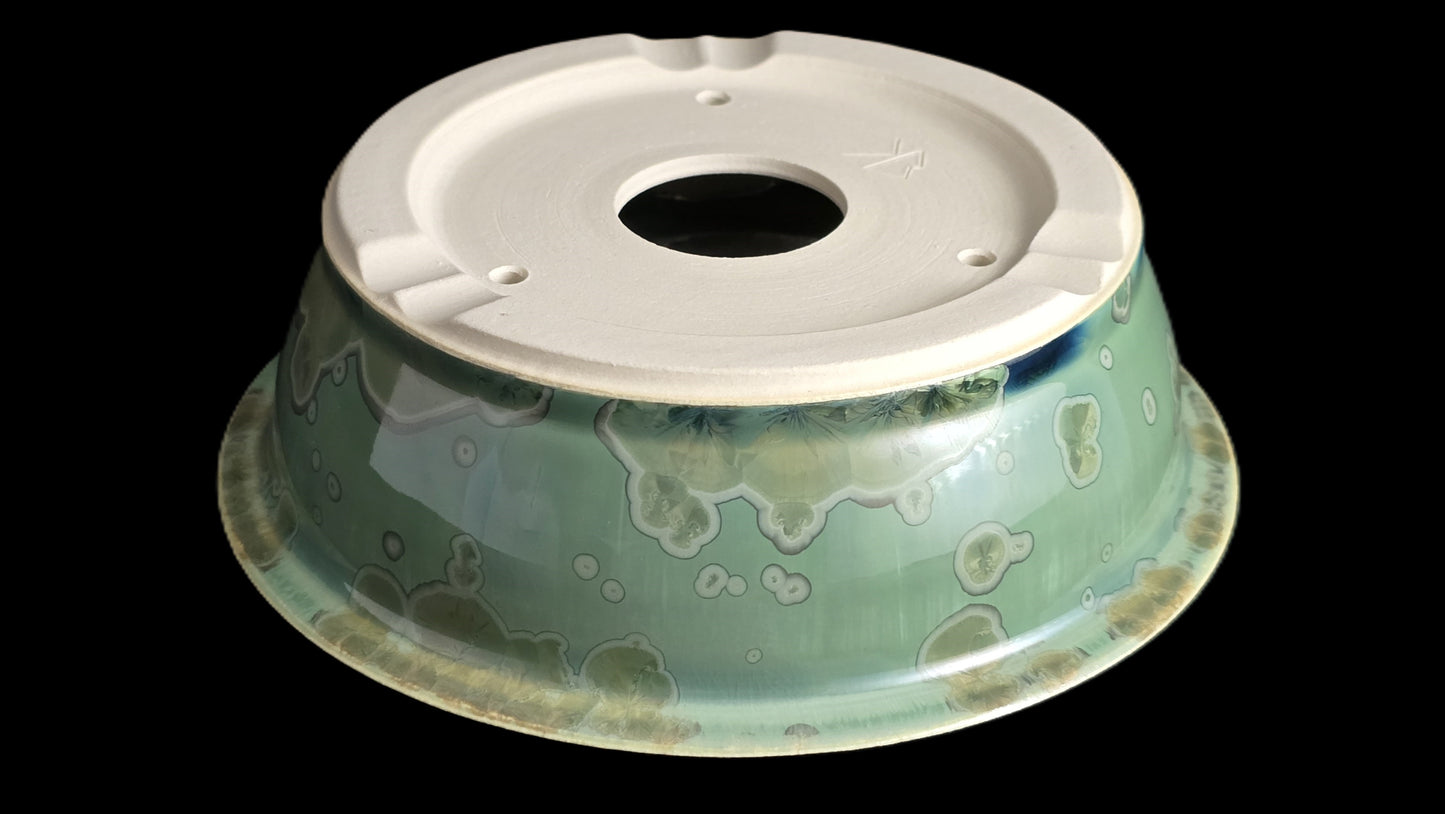 Bonsai Pot, Crystalline Round 4-26 - 6.5 X 2"