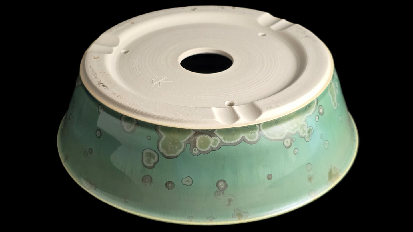 Bonsai Pot, Crystalline Round 4-26 - 8 X 2.25"