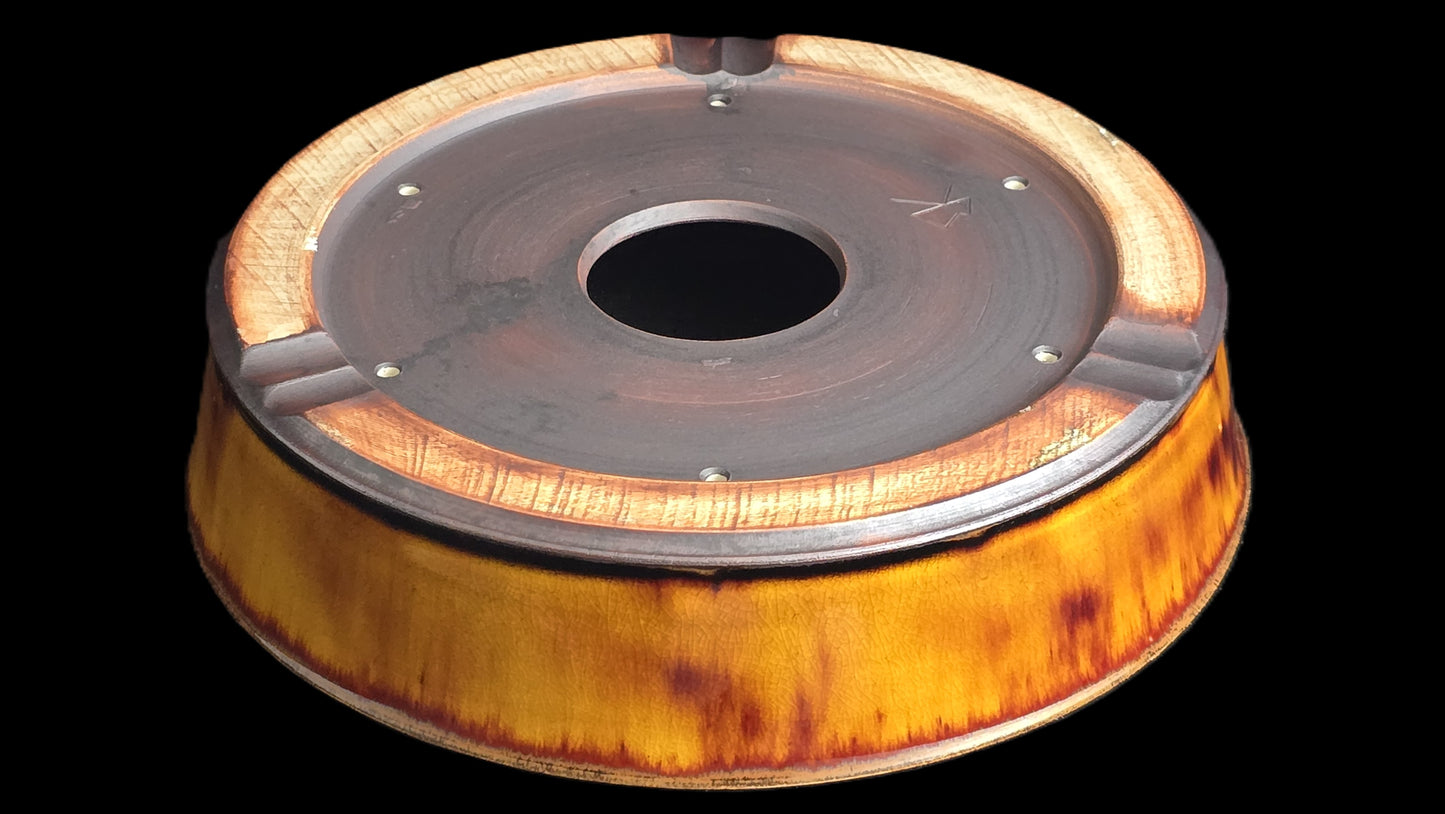 Bonsai Pot, Lava Round 4-26 - 9 X 2"