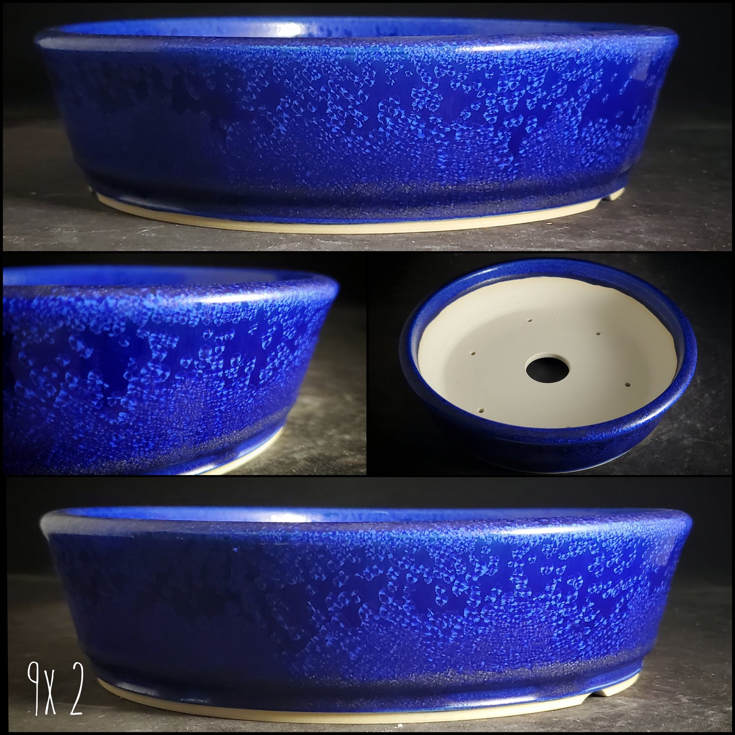 Bonsai Pot Round 2-25-1475 9"w x 2"t