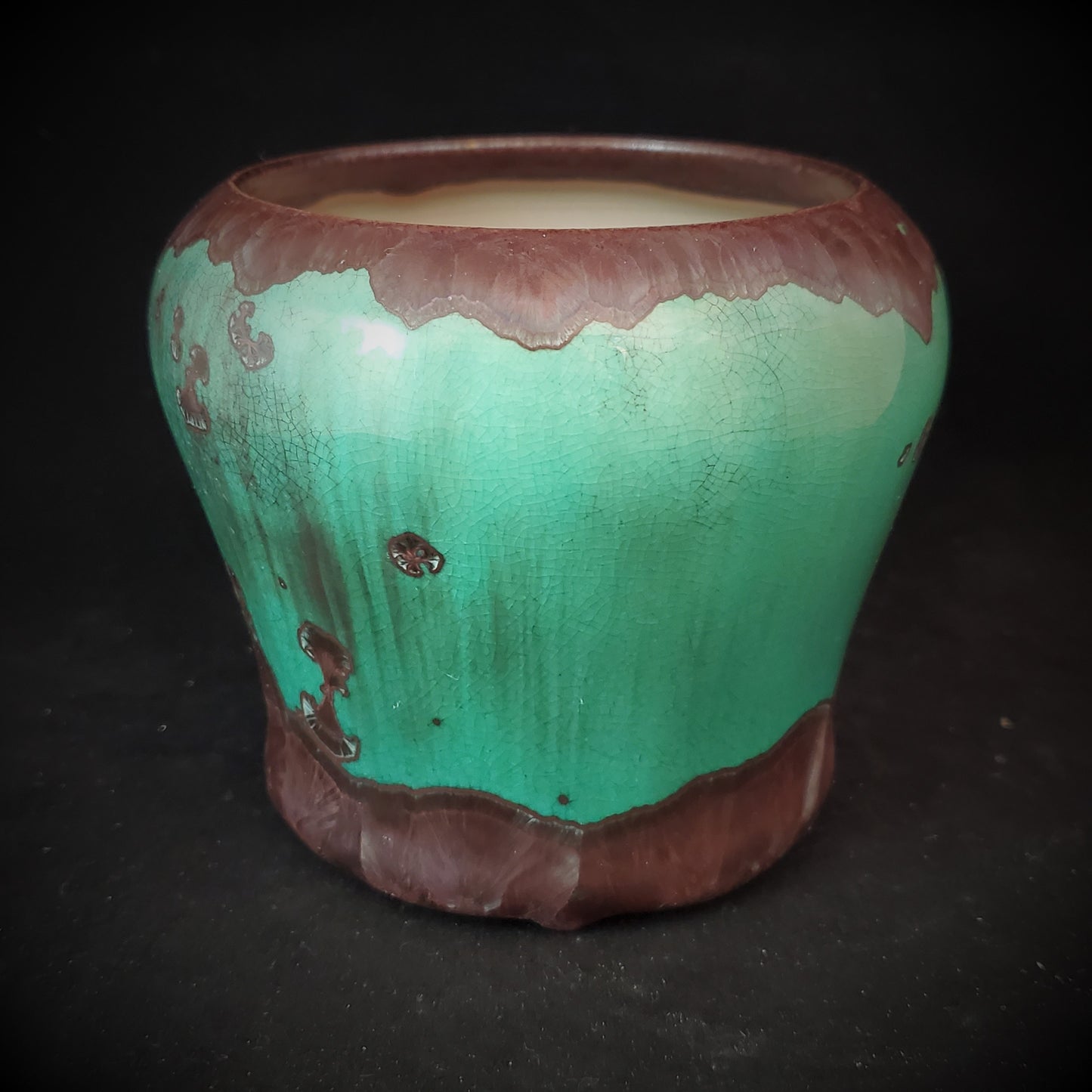 Crystalline Vase - 4"t x 5.5"w
