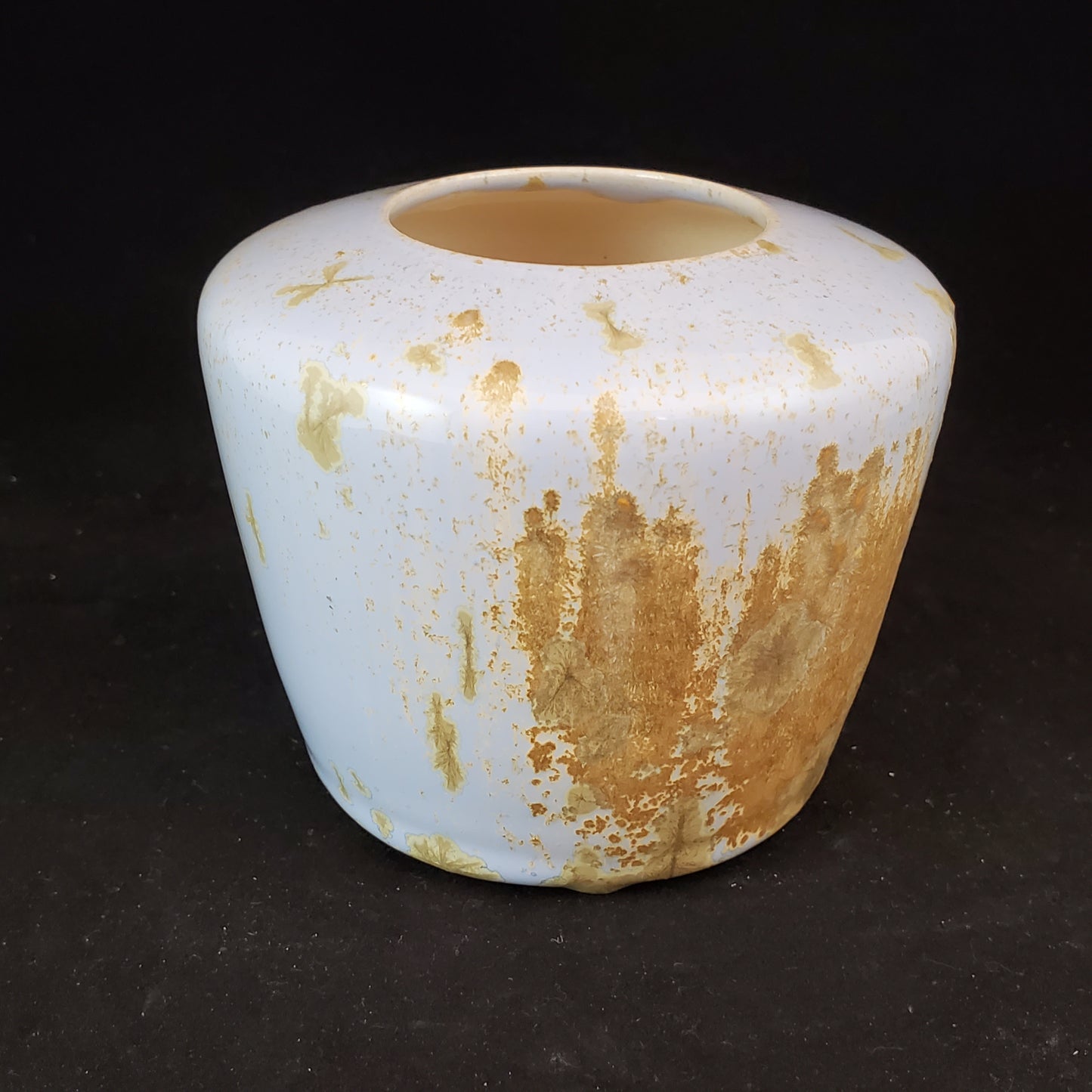 Crystalline Vase - 3.5"t x 4"w