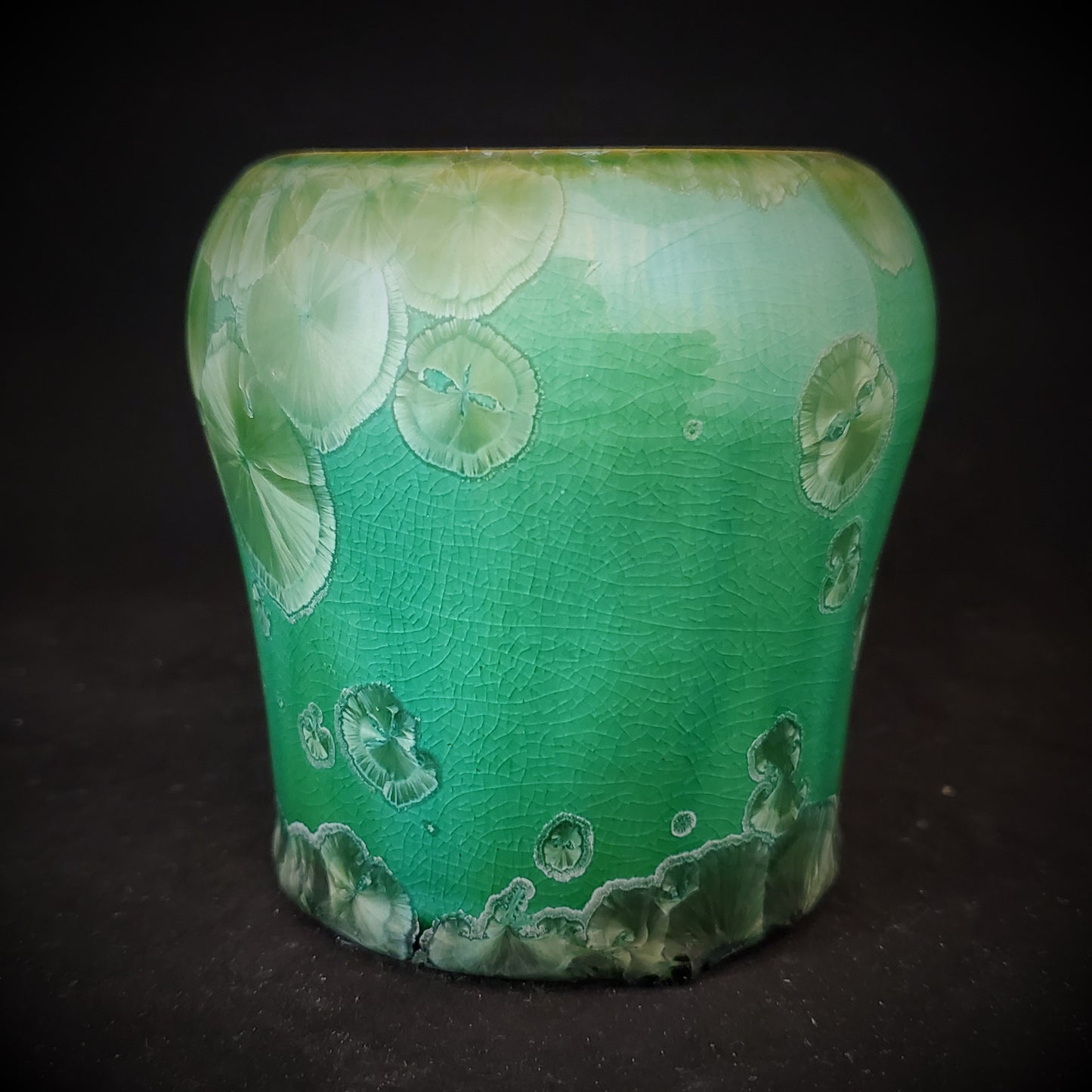 Crystalline Vase - 4"t x 3.75"w