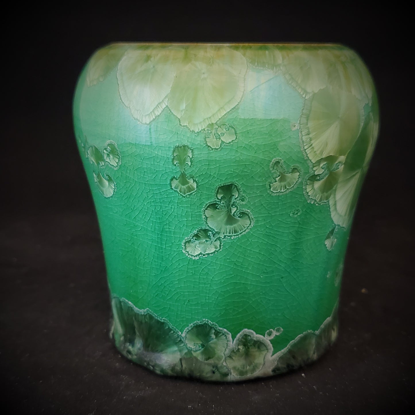 Crystalline Vase - 4"t x 3.75"w