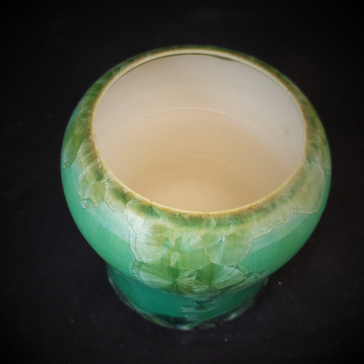 Crystalline Vase - 4"t x 3.75"w