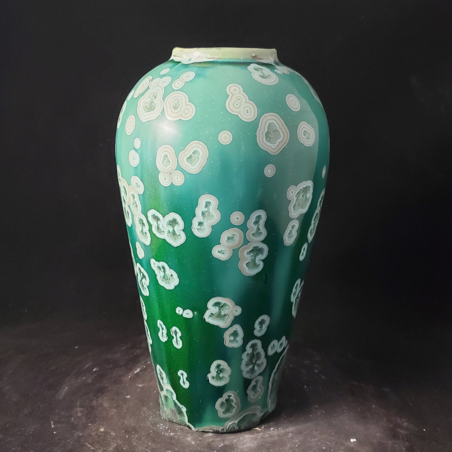 Crystalline Vase - 9"t x 5"w