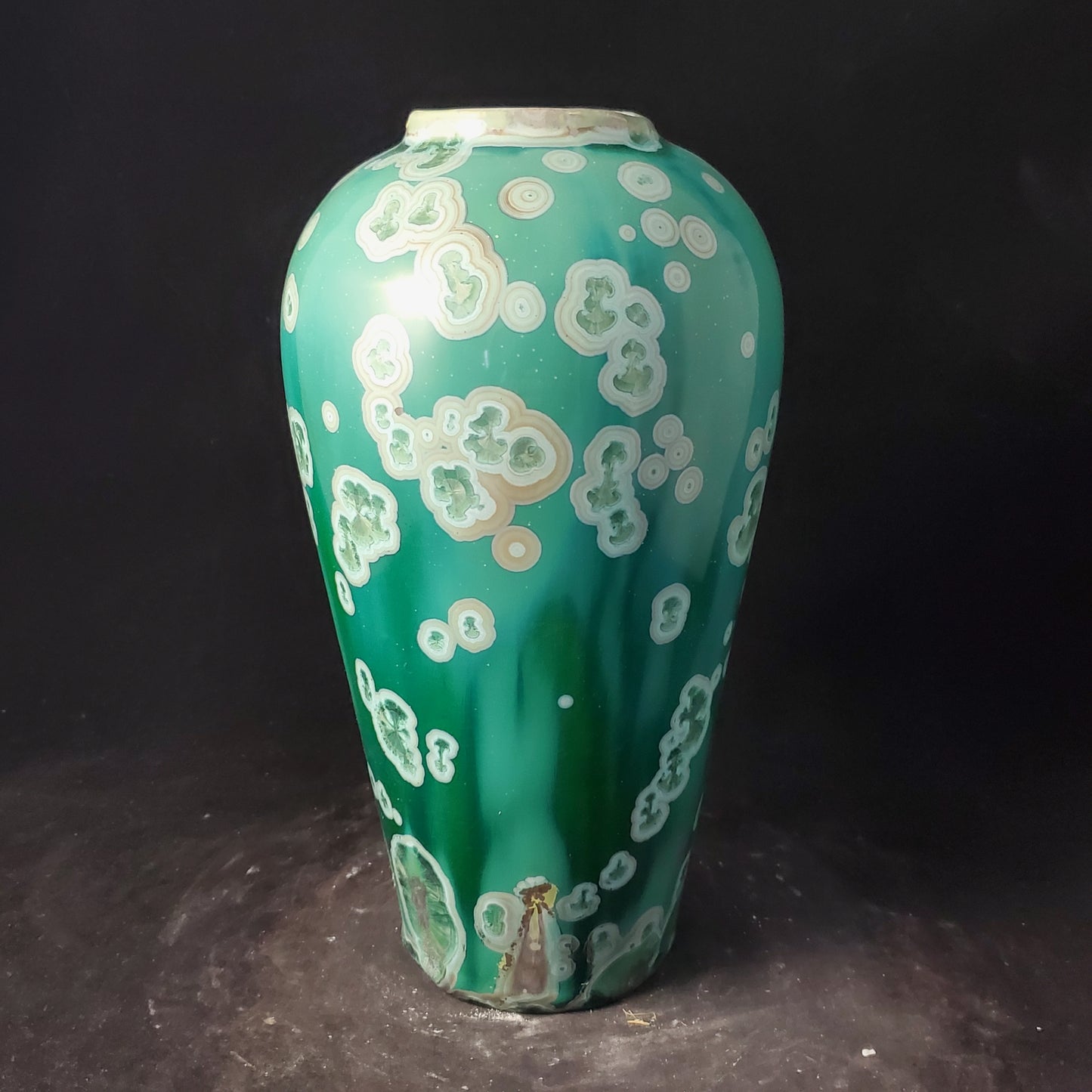 Crystalline Vase - 9"t x 5"w