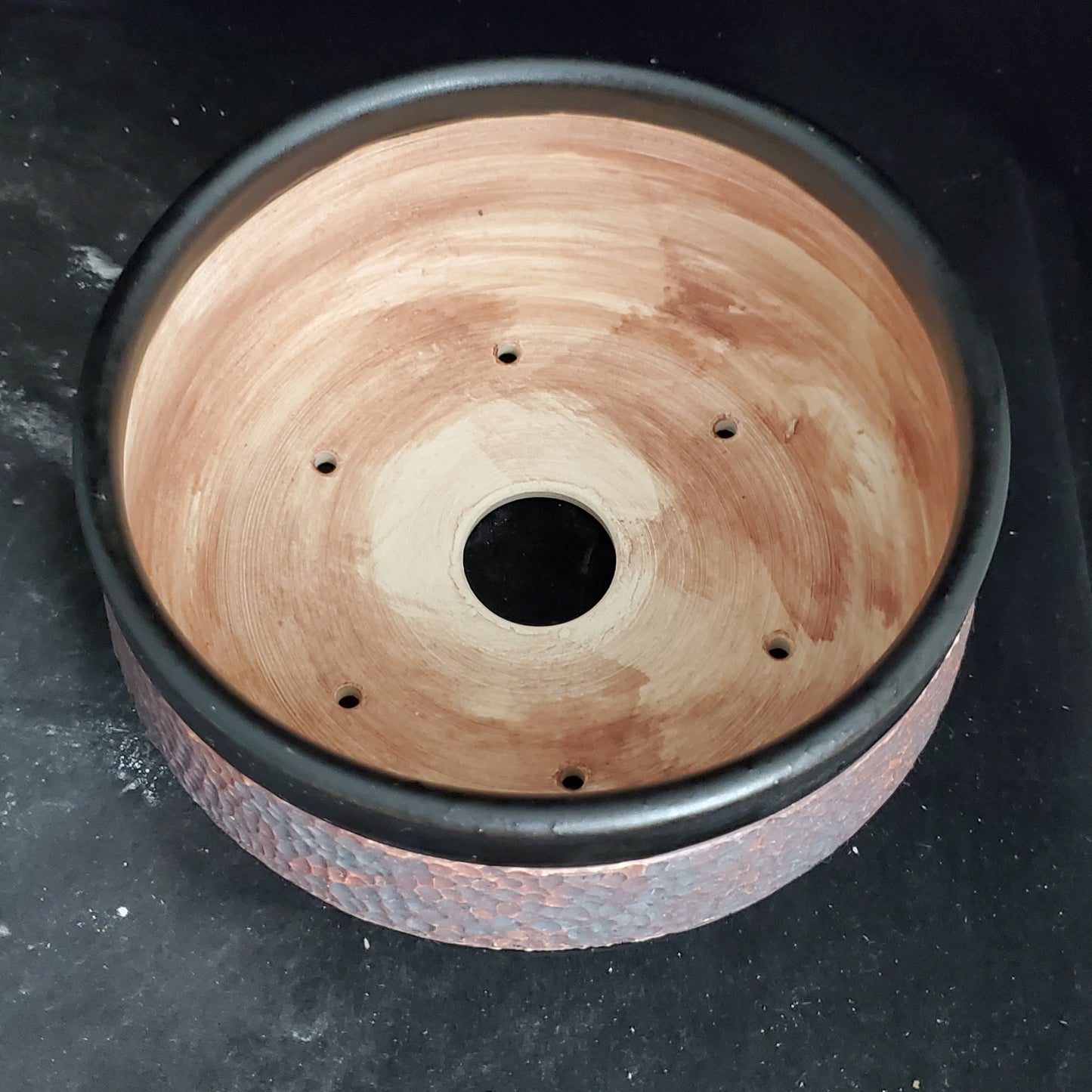 Bonsai Pot Round 9-23-1291 [6.25"x2.5"]