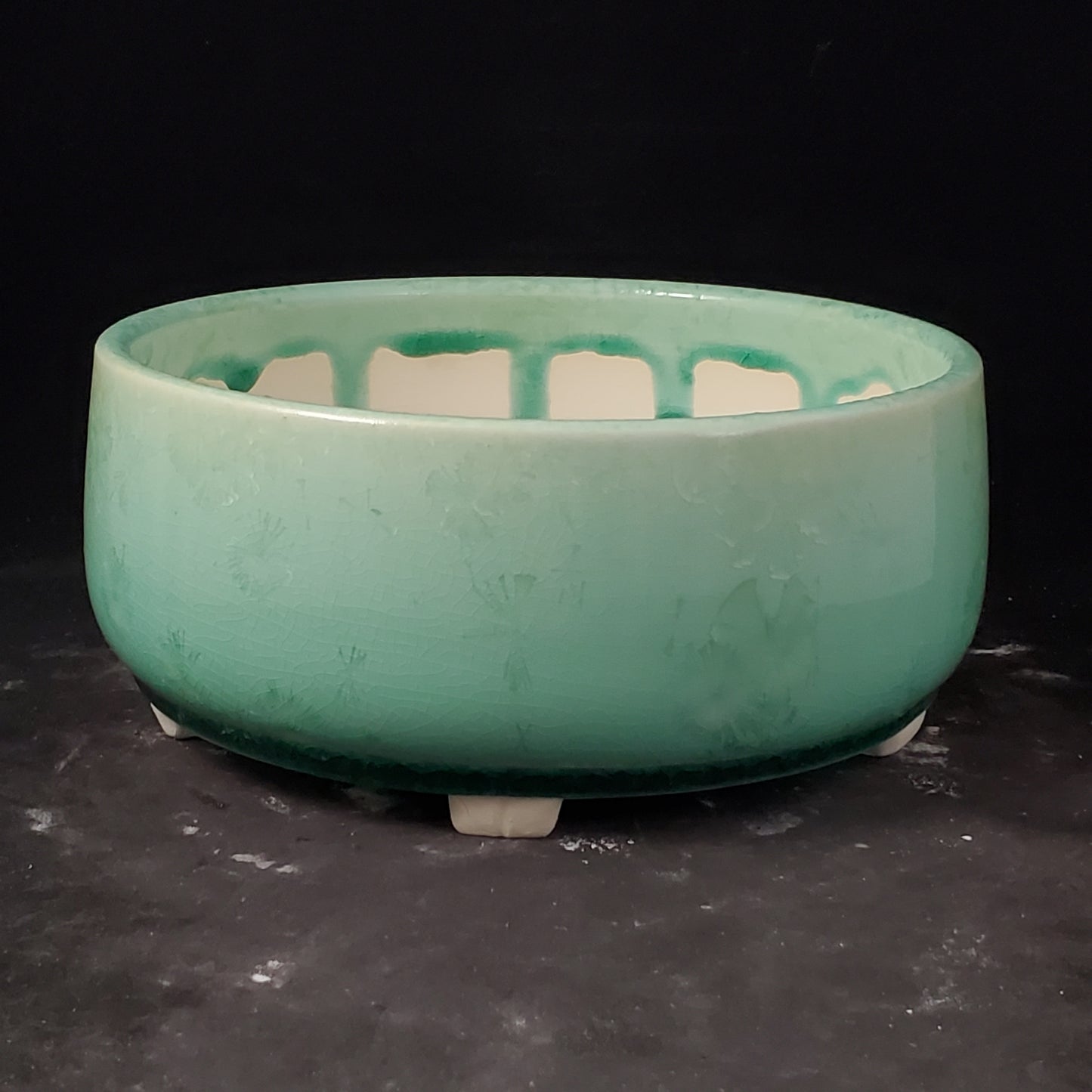Bonsai Pot Round 9-23-1292 [7.5"x3"]