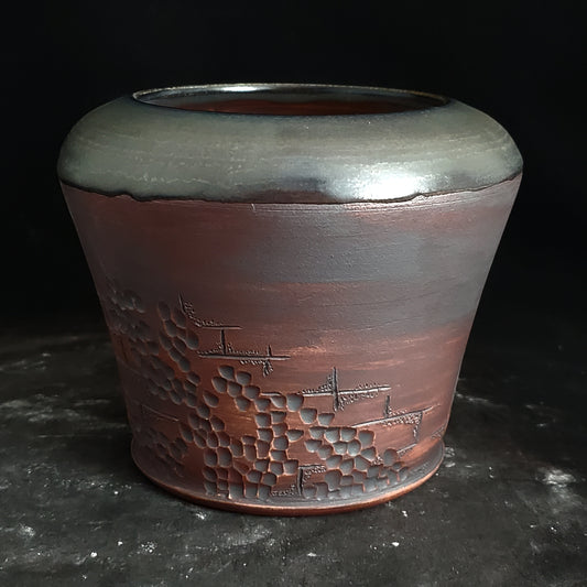 Bonsai Pot Round 9-23-1296 [5"wx 4"t]