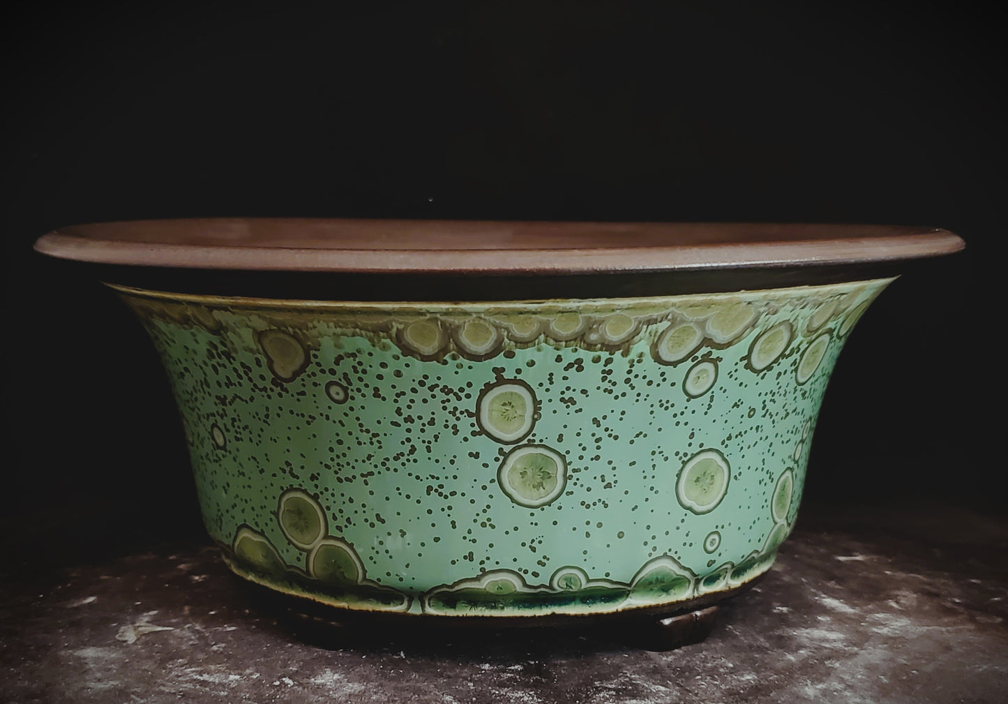 Bonsai Pot Round 12-23-1327 [8.75"x 3.5"]