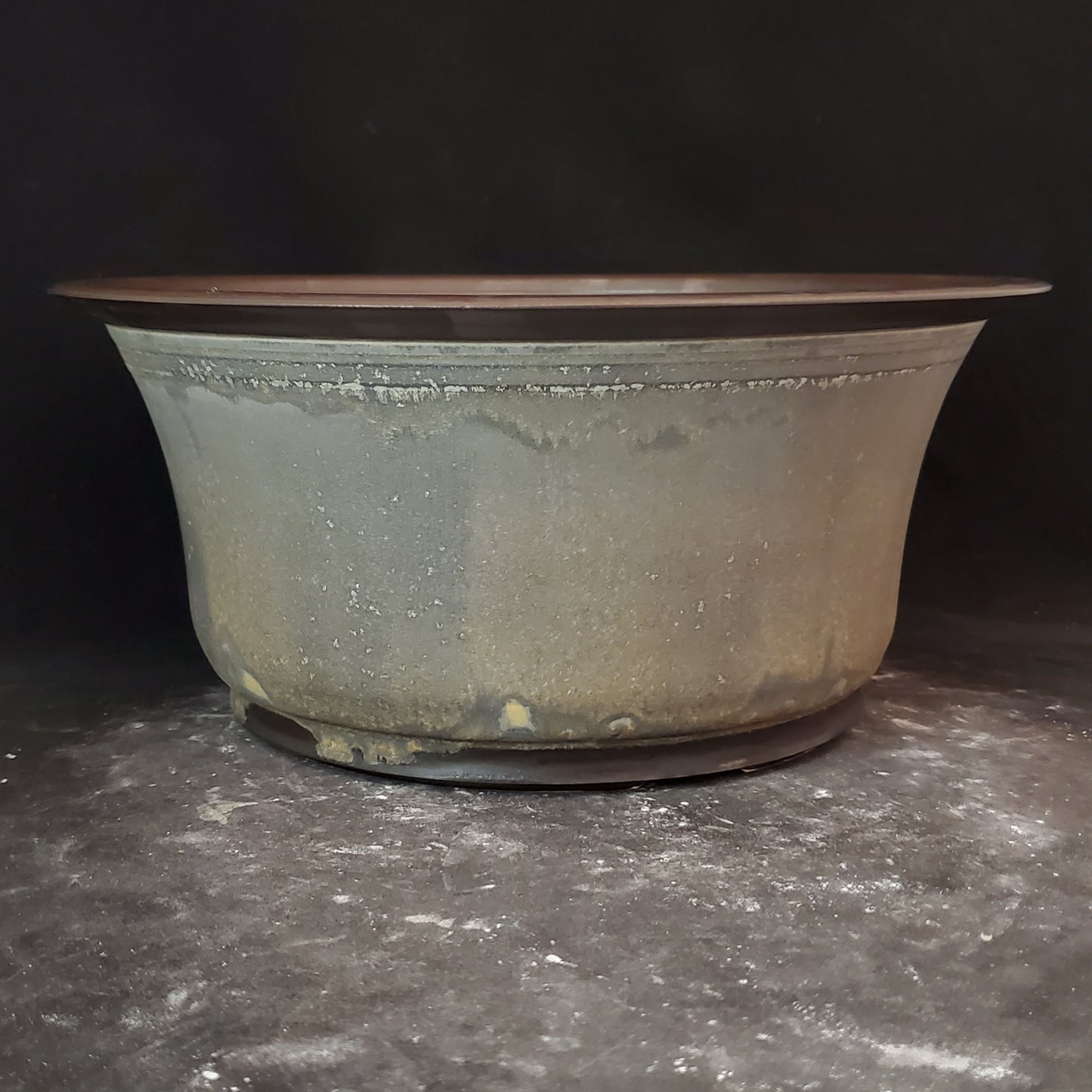 Bonsai Pot Round 12-23-1337 [9.25"x 4.25"]