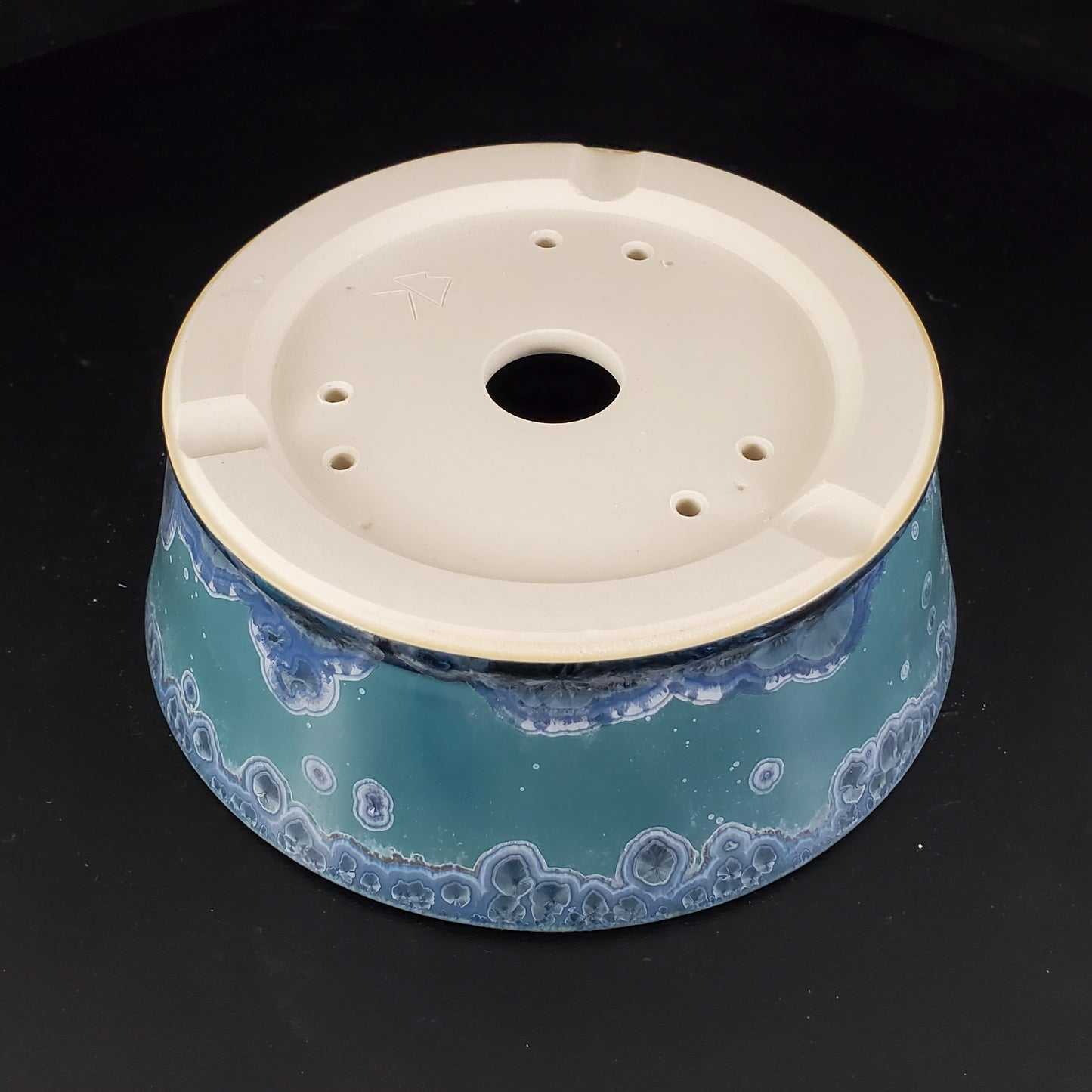 Bonsai Pot Round Crystalline 2-24-1372 [6.25"x 2.25"]
