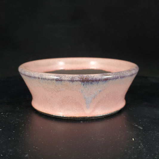 Bonsai Pot Round Satin 2-24-1374 [4.25"x 1.5"]