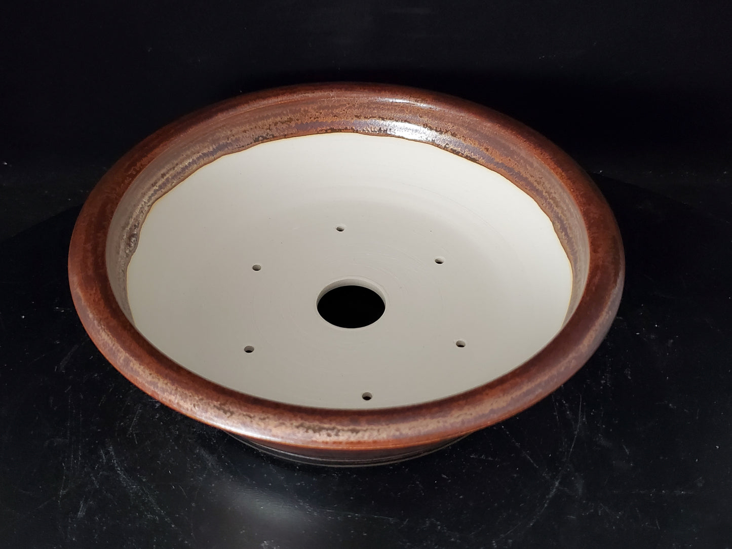 Bonsai Pot Round 8-24-1455 7.75" x 2"