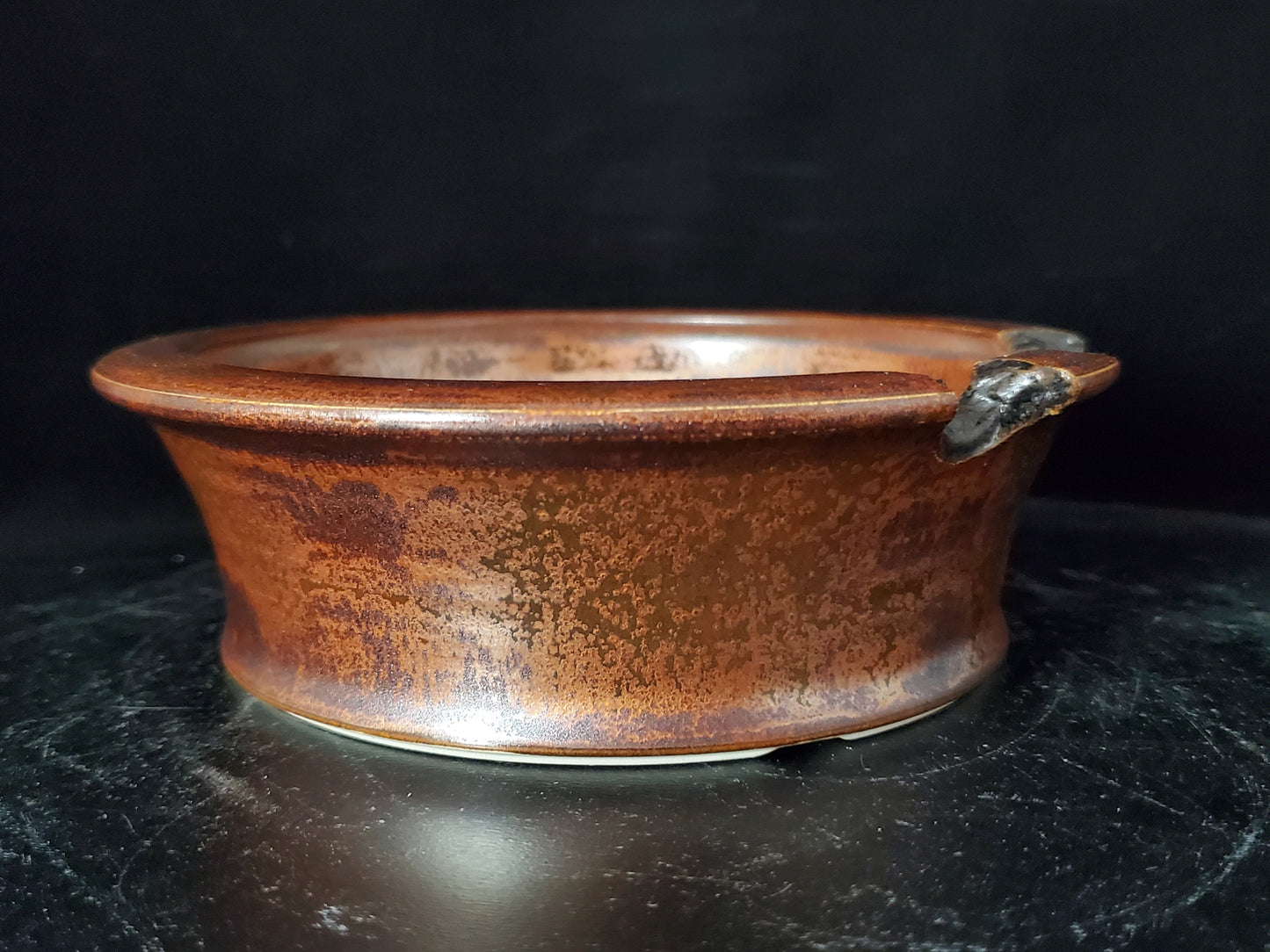 Bonsai Pot Round 8-24-1458  6.25" x 2"